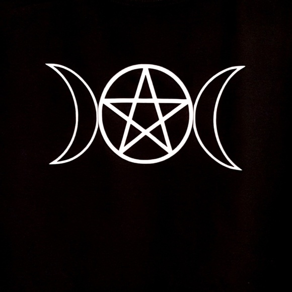 Milk Drunk Clothing Tops - Triple Moon Wiccan Tank Top Milk Drunk Clothing Tops - Triple Moon Wiccan Tank Top